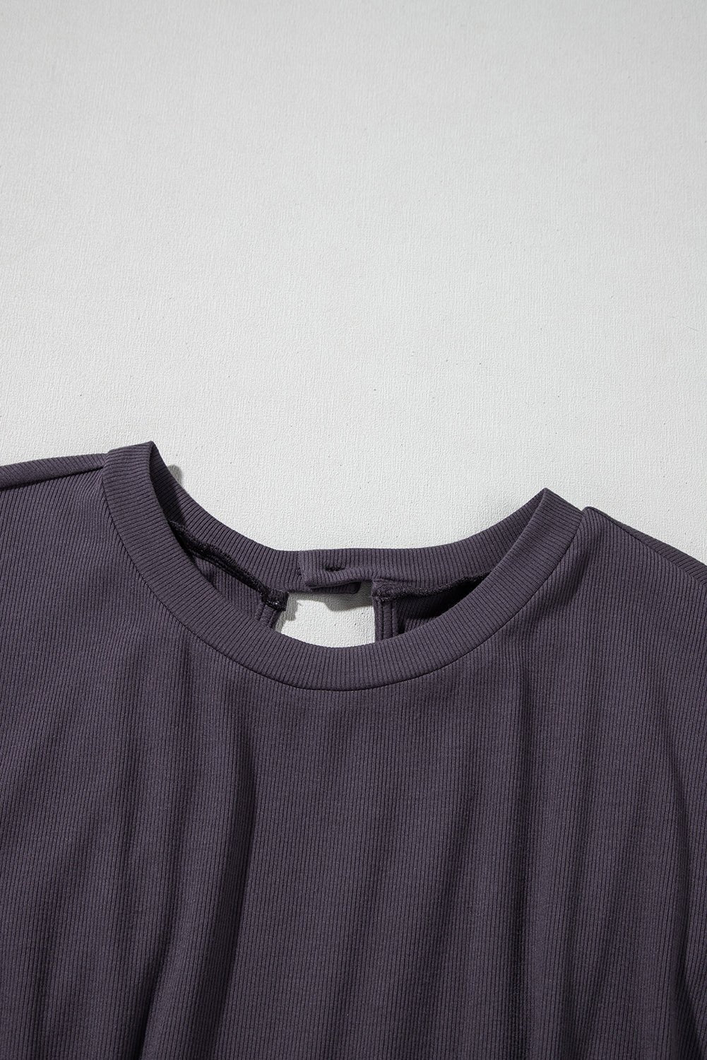 Ashleigh Blue Backless Drawstring Waist Romper - MAD RUFFI