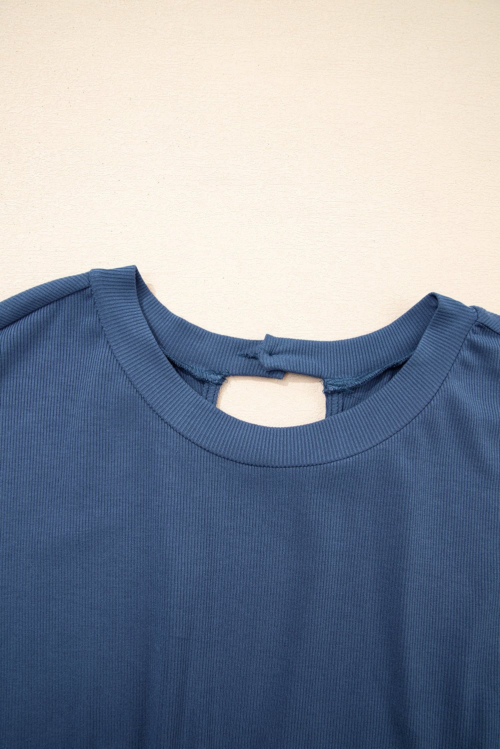 Ashleigh Blue Backless Drawstring Waist Romper - MAD RUFFI