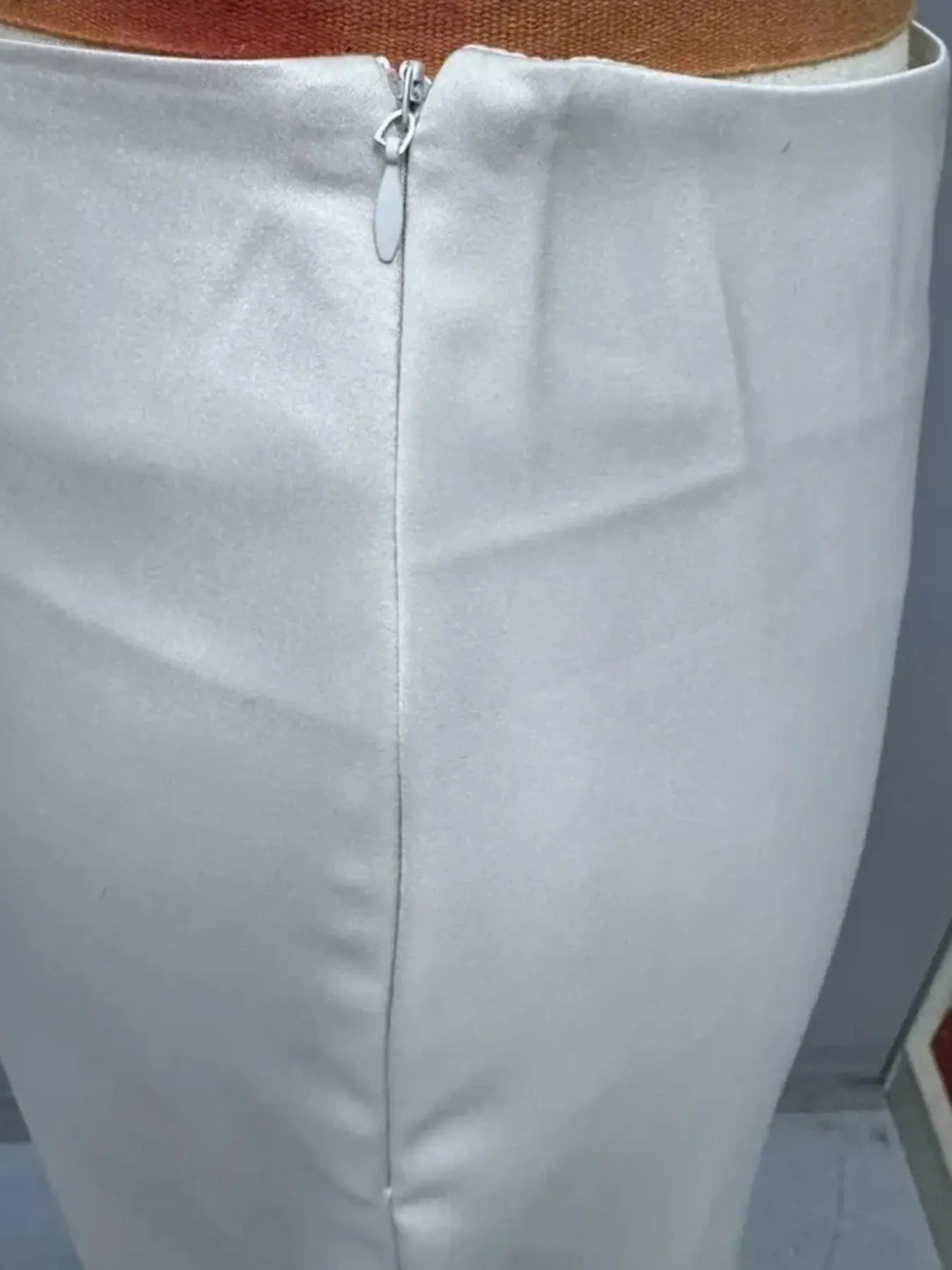 Asymmetric Wrap Midi Skirt with Fluted Hem - MAD RUFFI