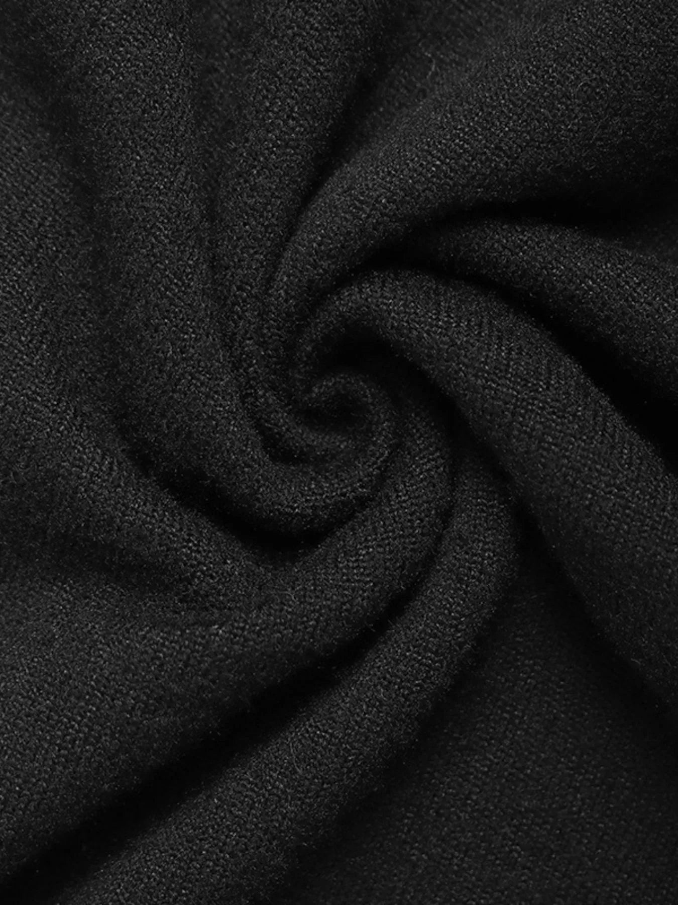 Asymmetrical Contrast Long Sleeve Dress - MAD RUFFI