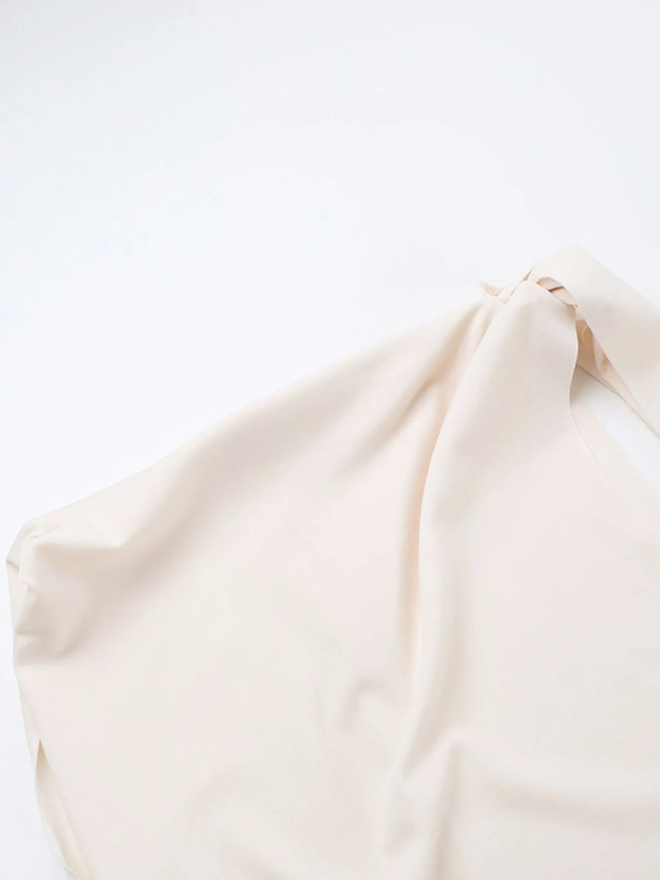 Asymmetrical Tied Sleeveless Maxi Dress - MAD RUFFI