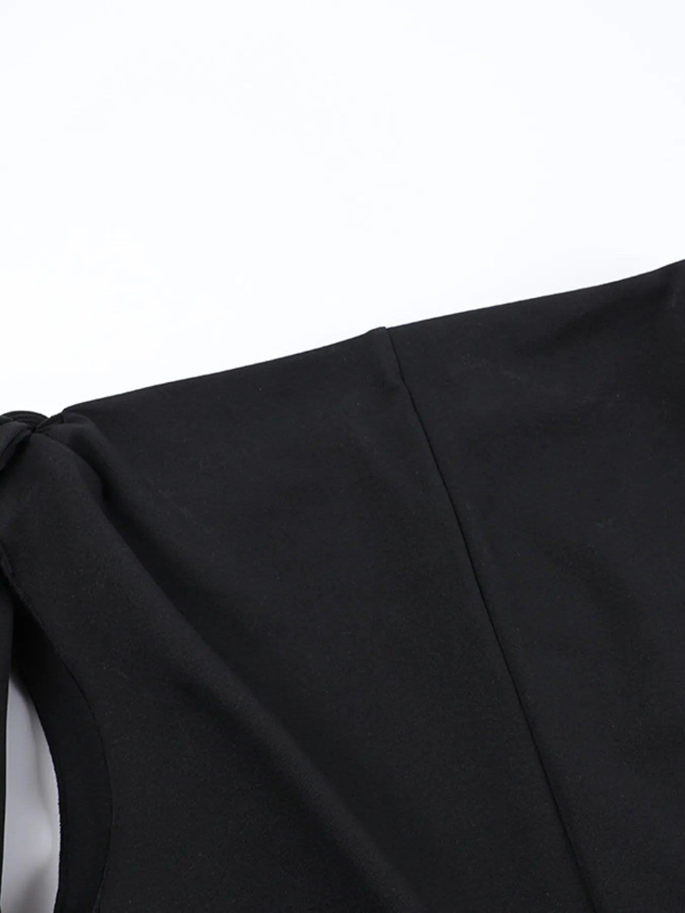 Asymmetrical Tied Sleeveless Maxi Dress - MAD RUFFI