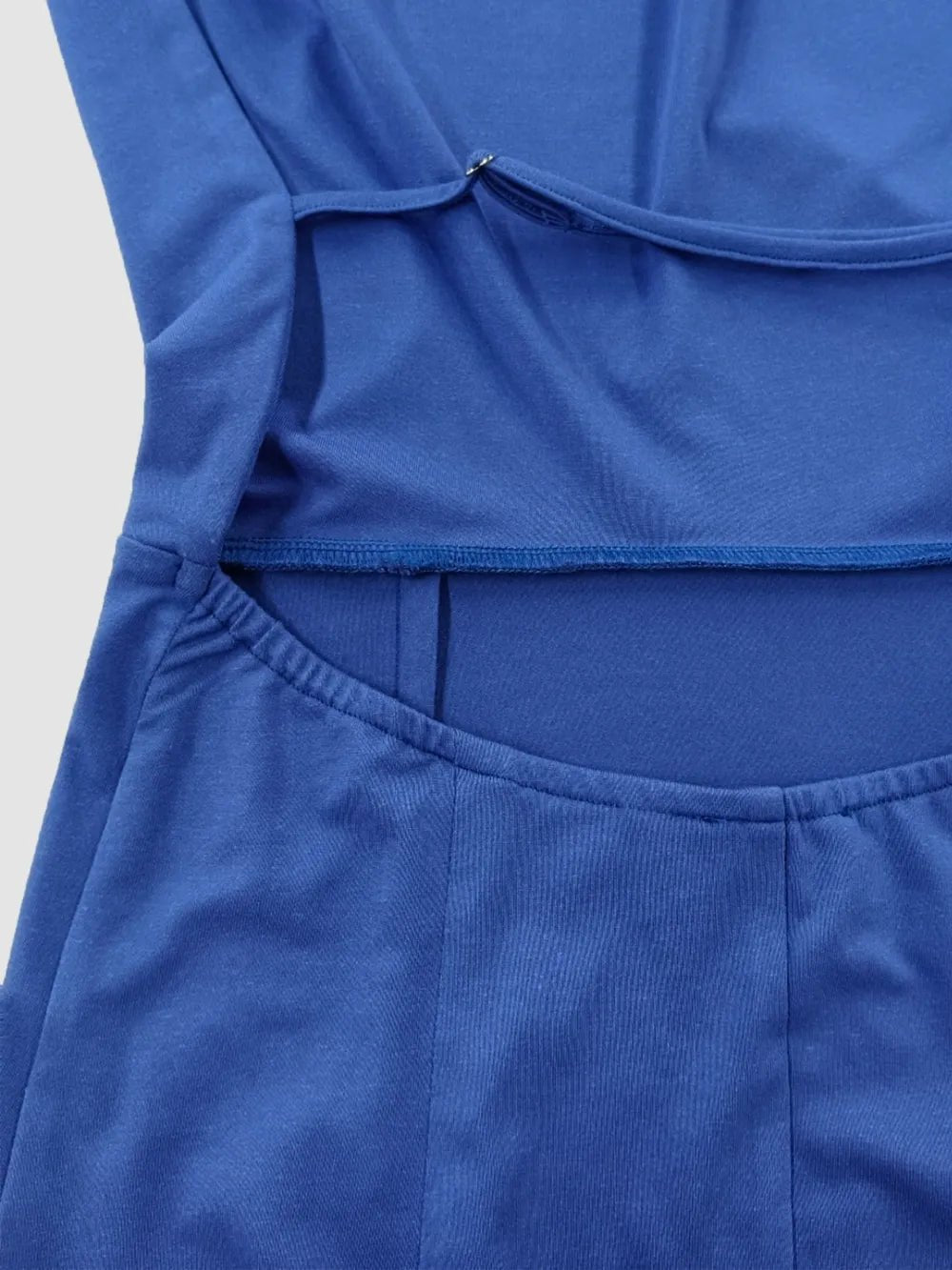 Backless Lace Up Back Sleeveless Maxi Dress - MAD RUFFI