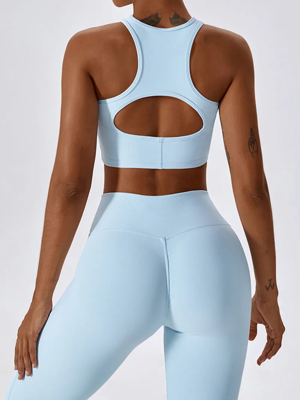 Basic Bae Cutout Racerback Active Tank - MAD RUFFI