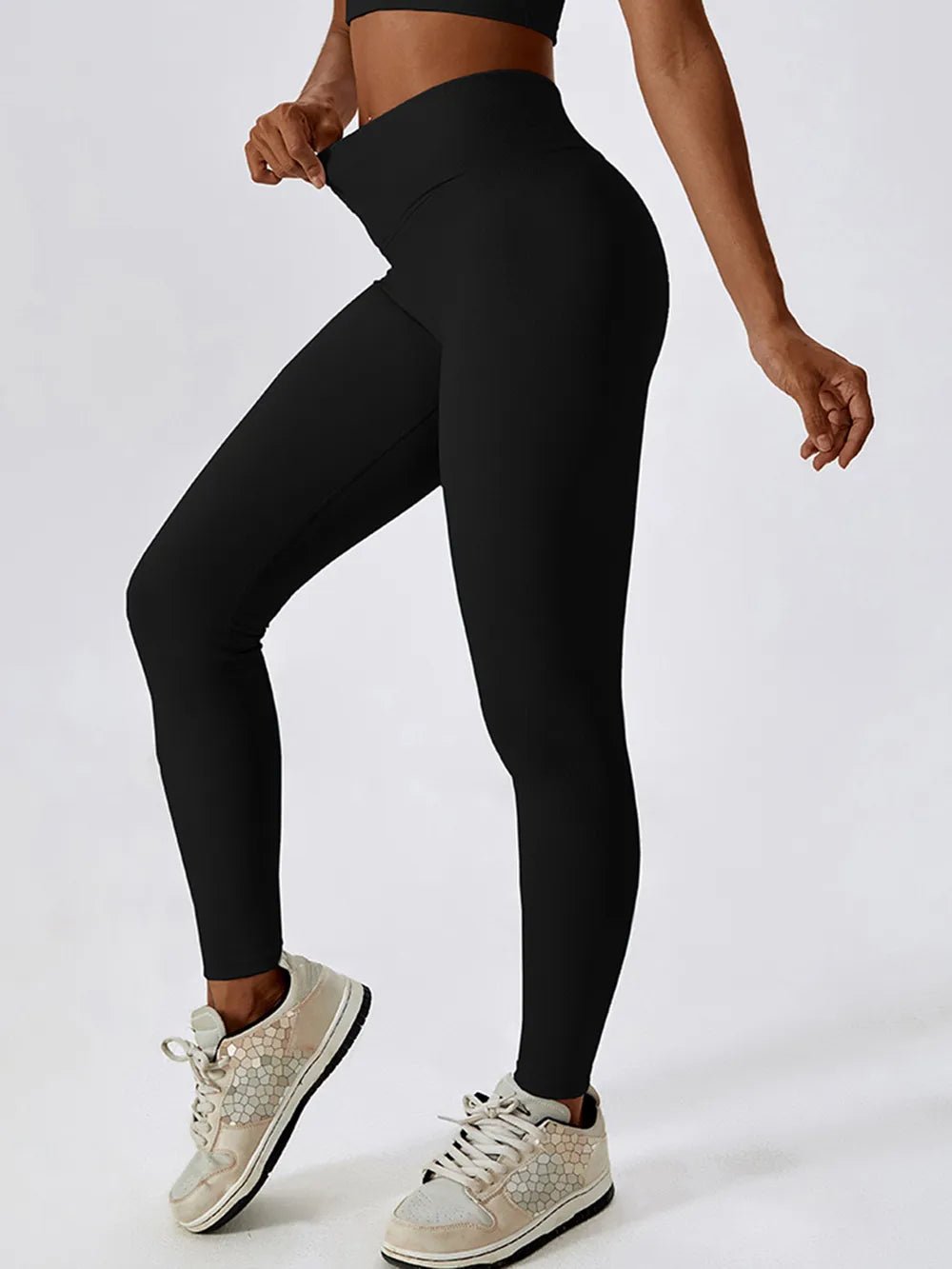 Basic Bae Wide Waistband Active Leggings - MAD RUFFI