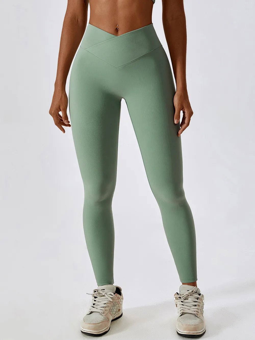 Basic Bae Wide Waistband Active Leggings - MAD RUFFI