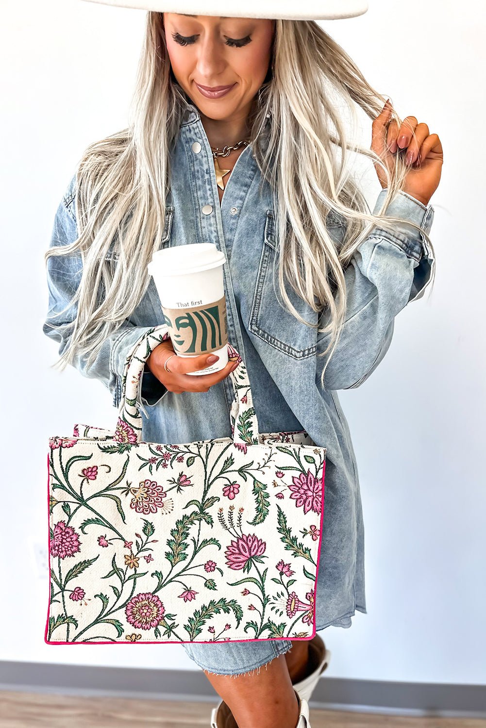 Beau Blue Chest Pocket Raw Hem Denim Loose Shirt Dress - MAD RUFFI