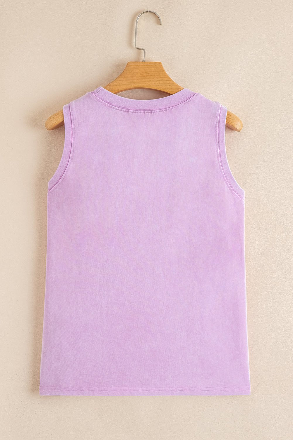 Beau Blue Mineral Wash Patched Chest Pocket Tank Top - MAD RUFFI