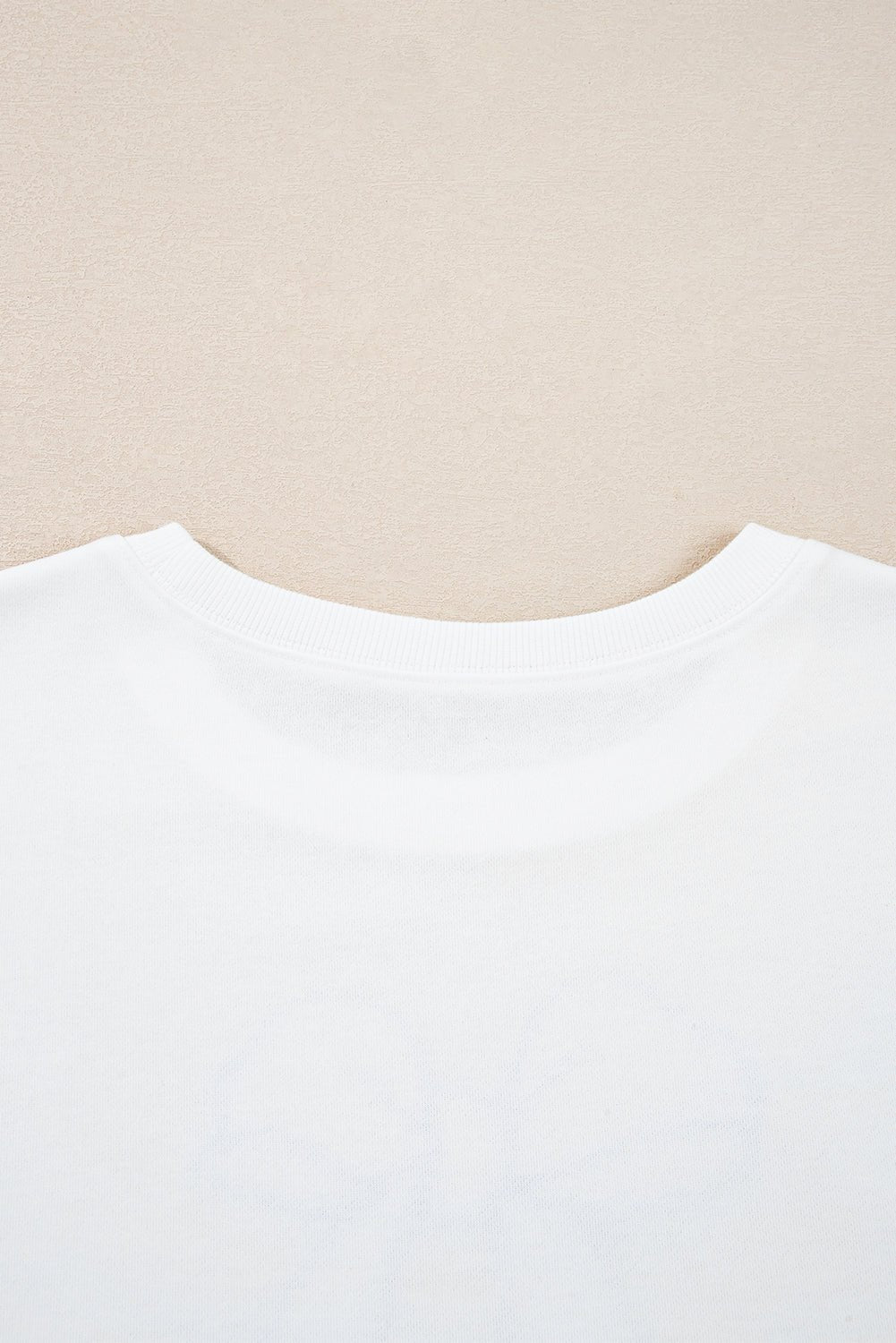 Beige Big Bow Pattern Plus Size Drop Shoulder Sweatshirt - MAD RUFFI