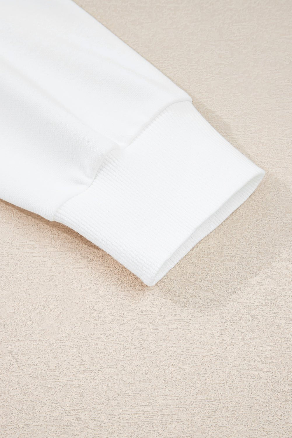 Beige Big Bow Pattern Plus Size Drop Shoulder Sweatshirt - MAD RUFFI