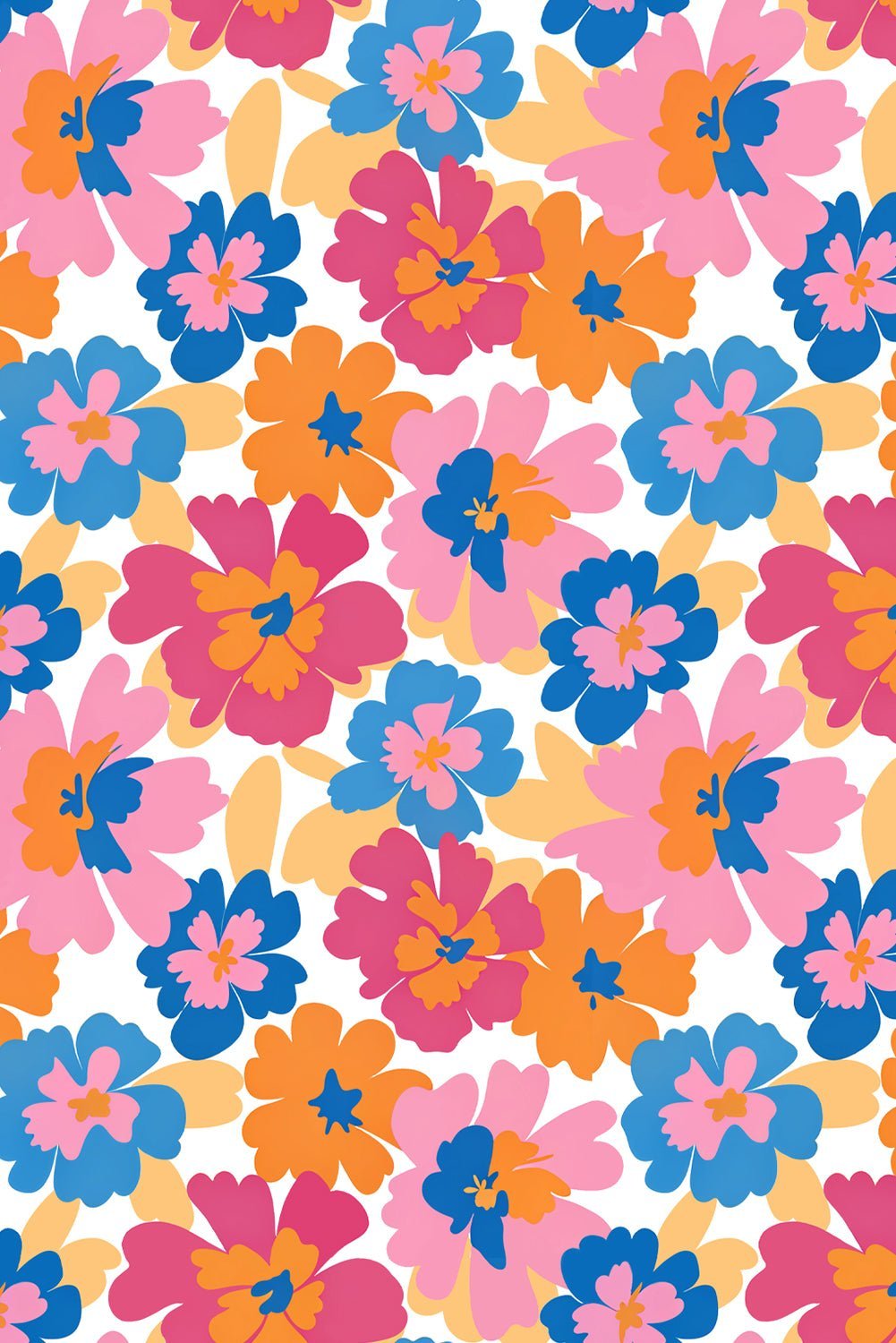 Beige Floral Puff Sleeve Patchwork Round Neck Top - MAD RUFFI