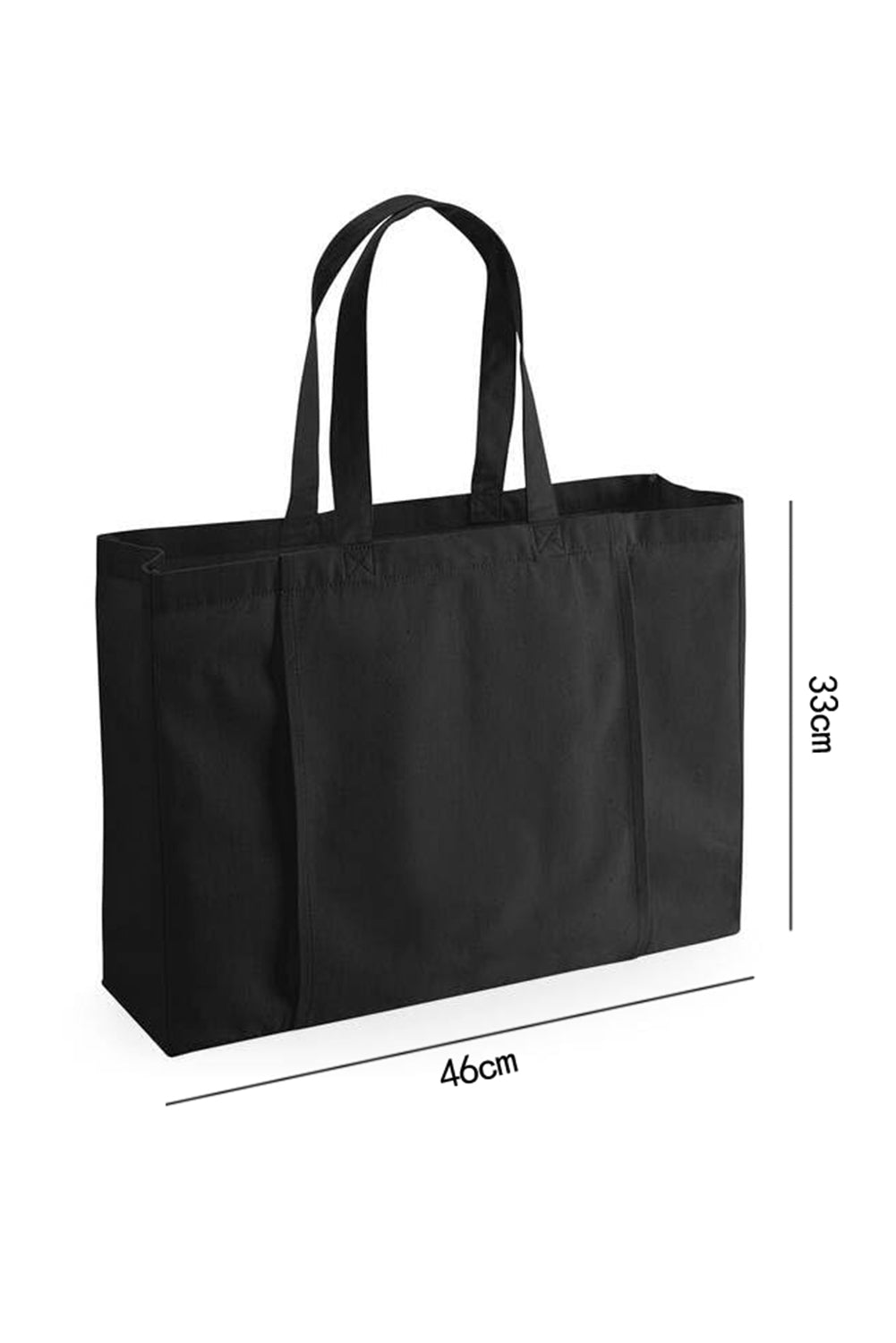 Black Canvas Large Tote Yoga Mat Bag - MAD RUFFI