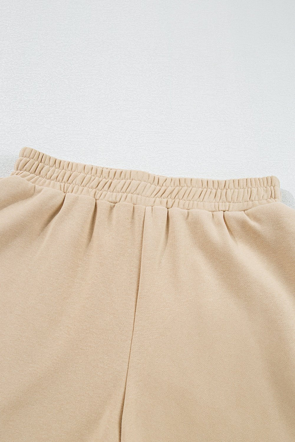 Black Colorful Striped Long Sleeve Pullover and Shorts Set - MAD RUFFI