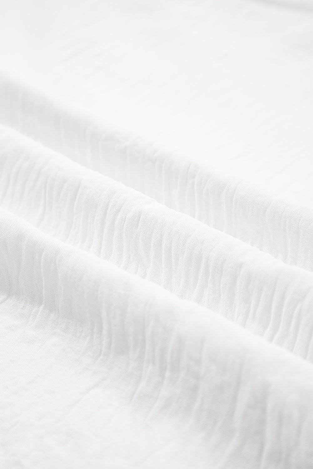 Black Flounce Sleeve Pleated Textured Blouse - MAD RUFFI