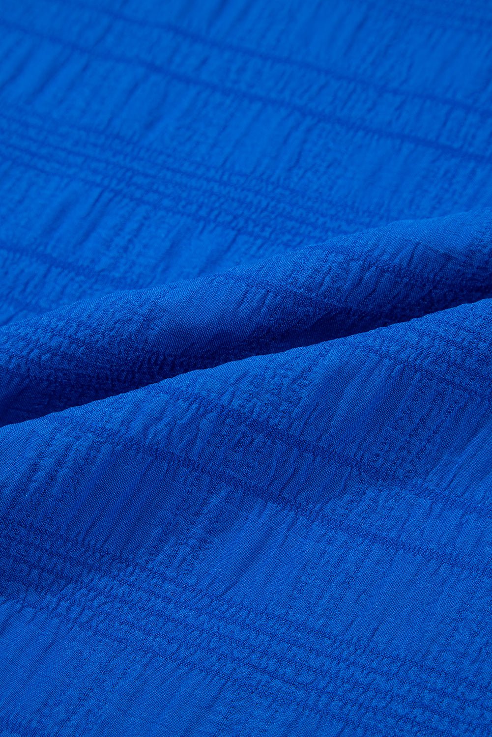 Black Ruffle Sleeve Textured Shirred Blouse - MAD RUFFI