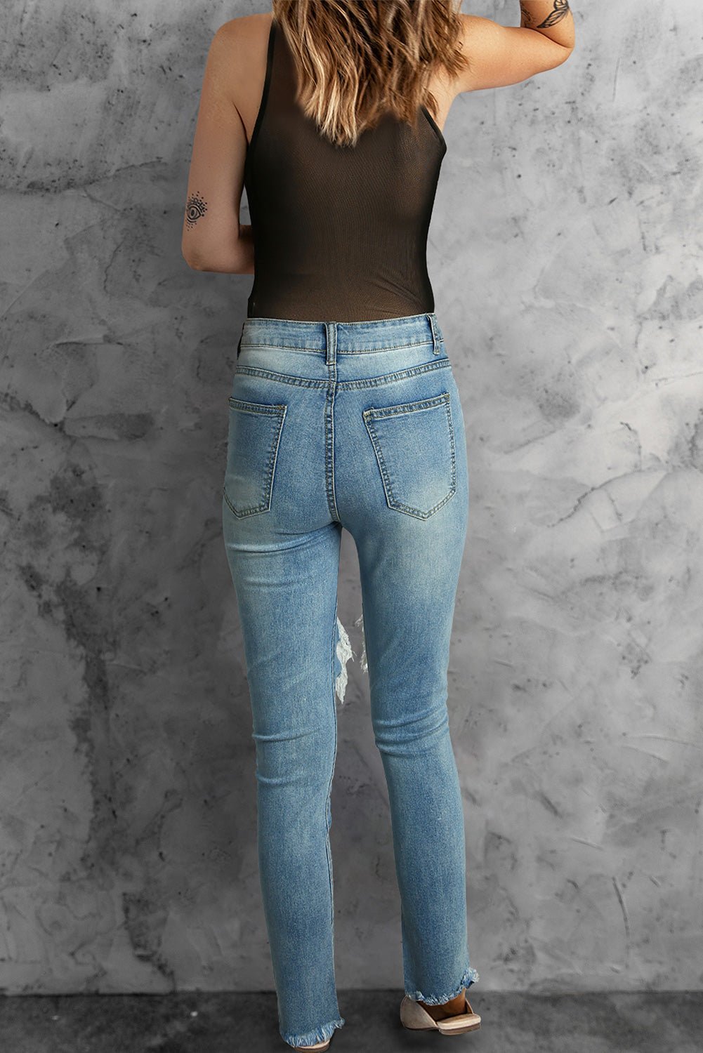 black sexy rhinestone sleeveless high neck bodysuit - MAD RUFFI