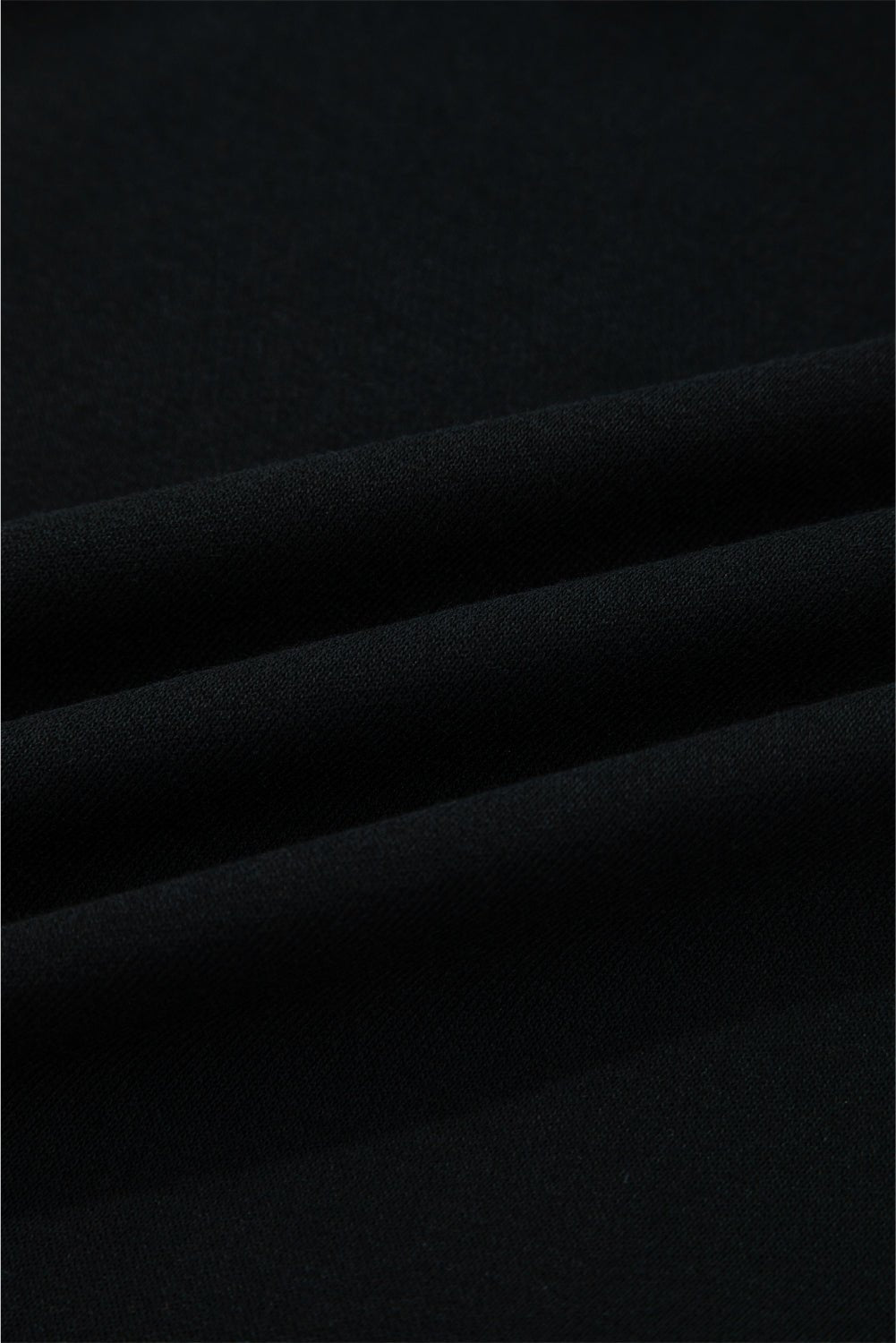 Black Varsity Baseball Bow Graphic Striped Sleeve Baggy Sweatshirt - MAD RUFFI