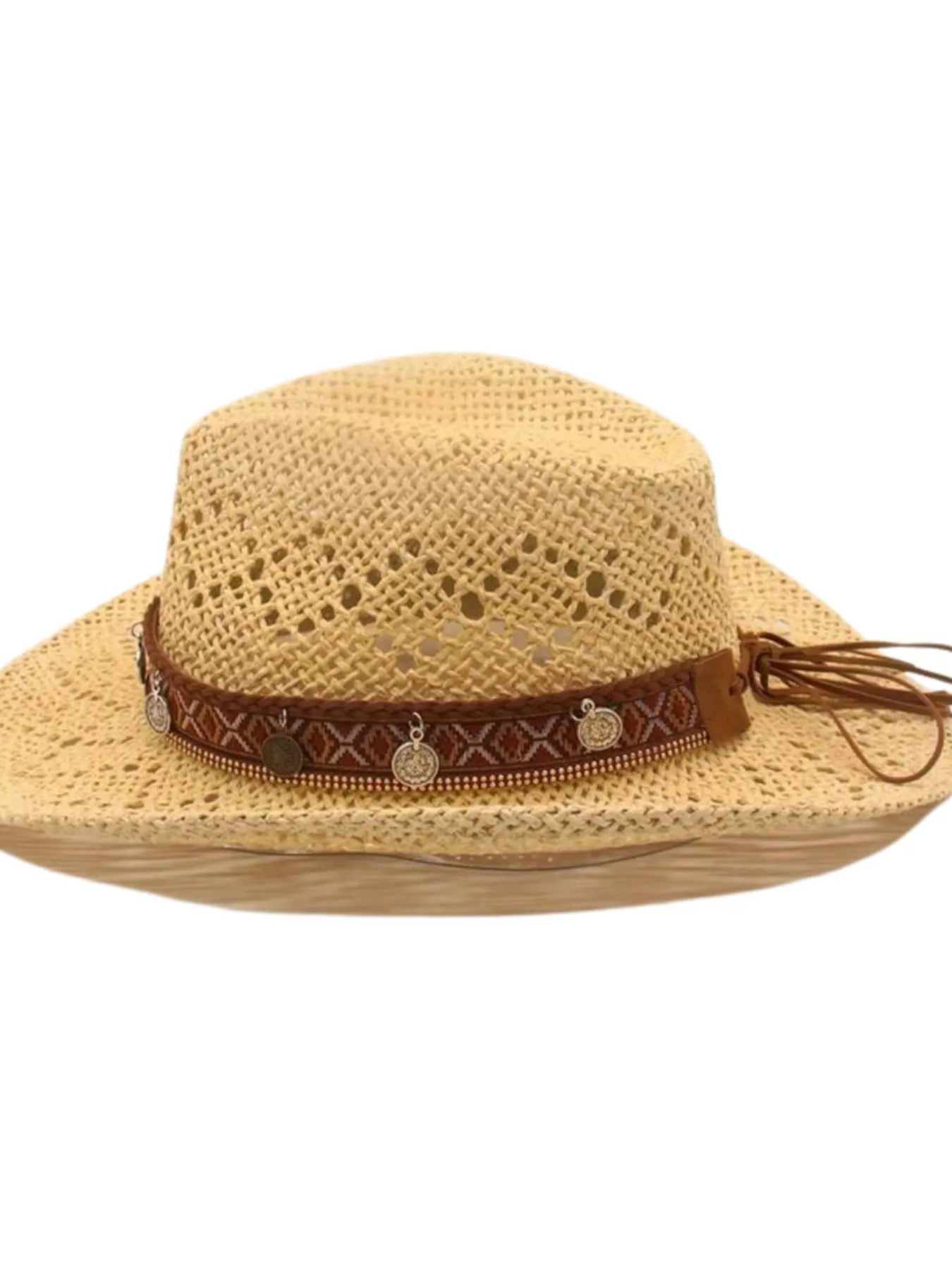 Boho Woven Cowboy Hat - MAD RUFFI
