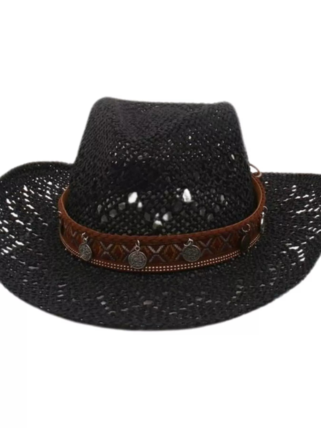 Boho Woven Cowboy Hat - MAD RUFFI