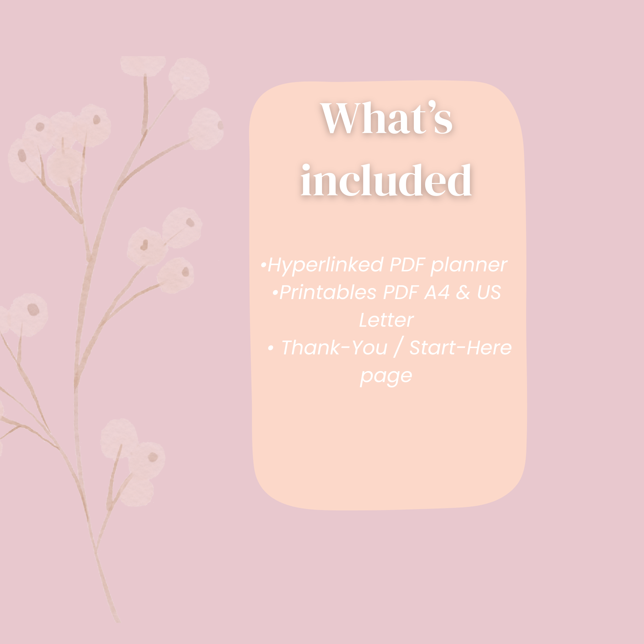 Monthly & Weekly Layouts, Habit Tracker, Self - Care Planner (GoodNotes, Notability, iPad & Printable) - MAD RUFFI