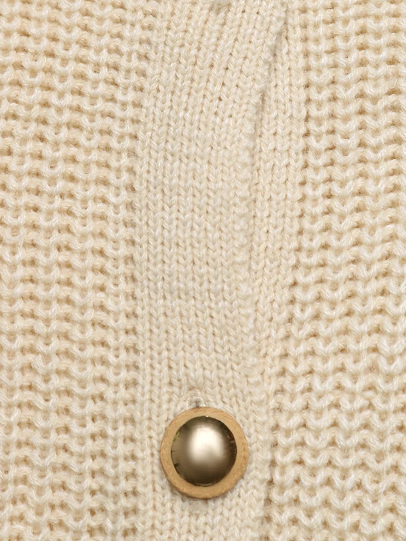 Bow Button Up Long Sleeve Cardigan - MAD RUFFI