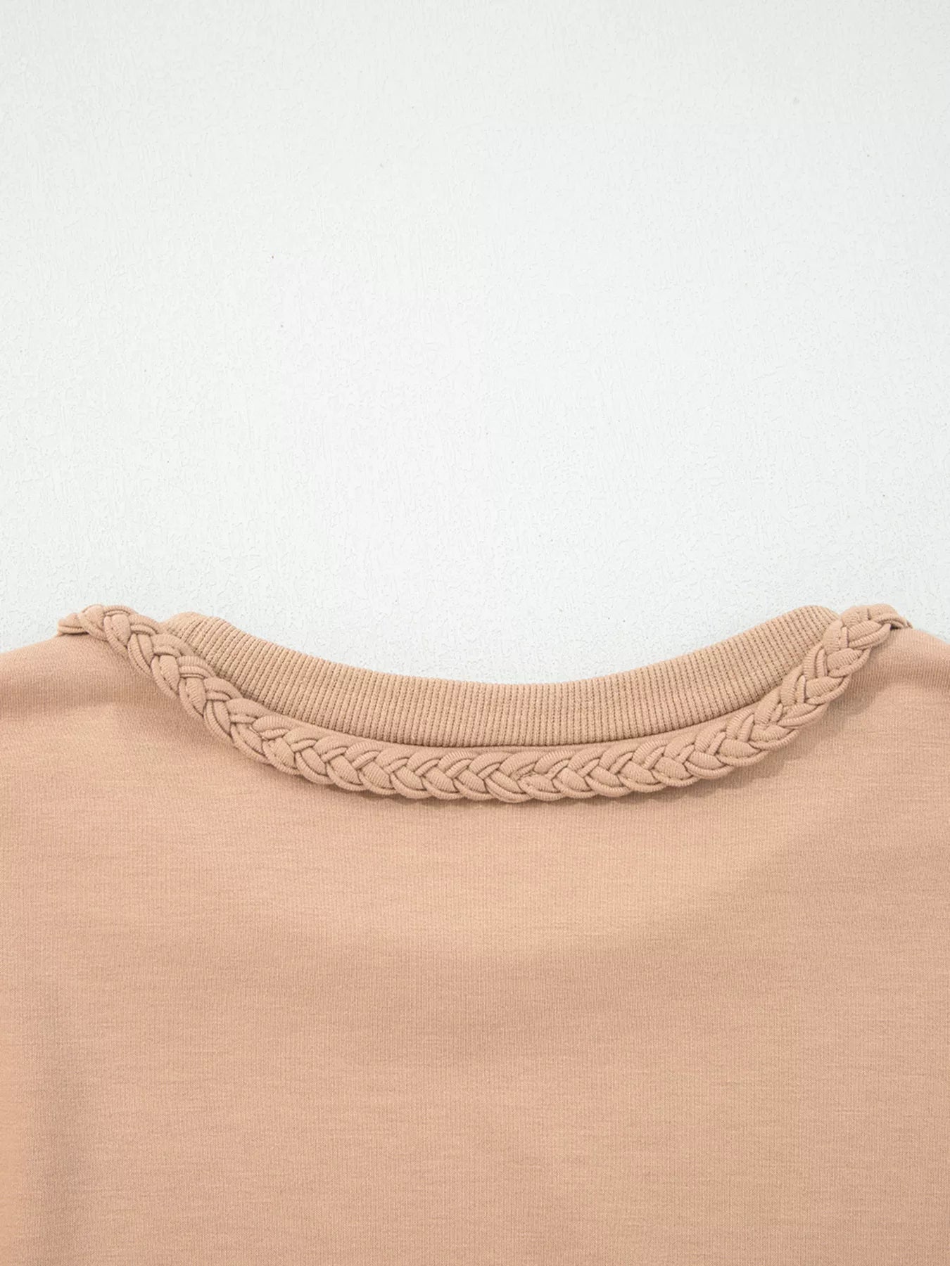 Braided Trim Puff Sleeve Dress - MAD RUFFI