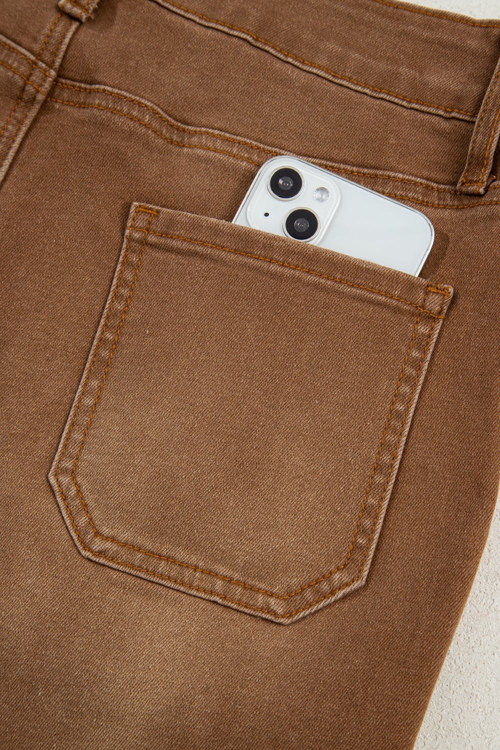 Breen Cropped High Rise Wide Leg Jeans - MAD RUFFI