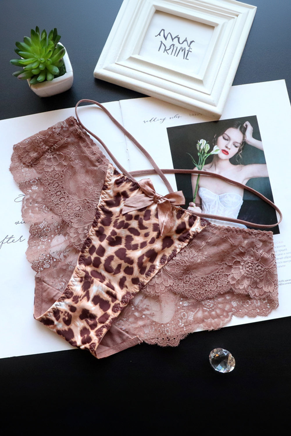 Brown Sexy Low Waist Brief - MAD RUFFI