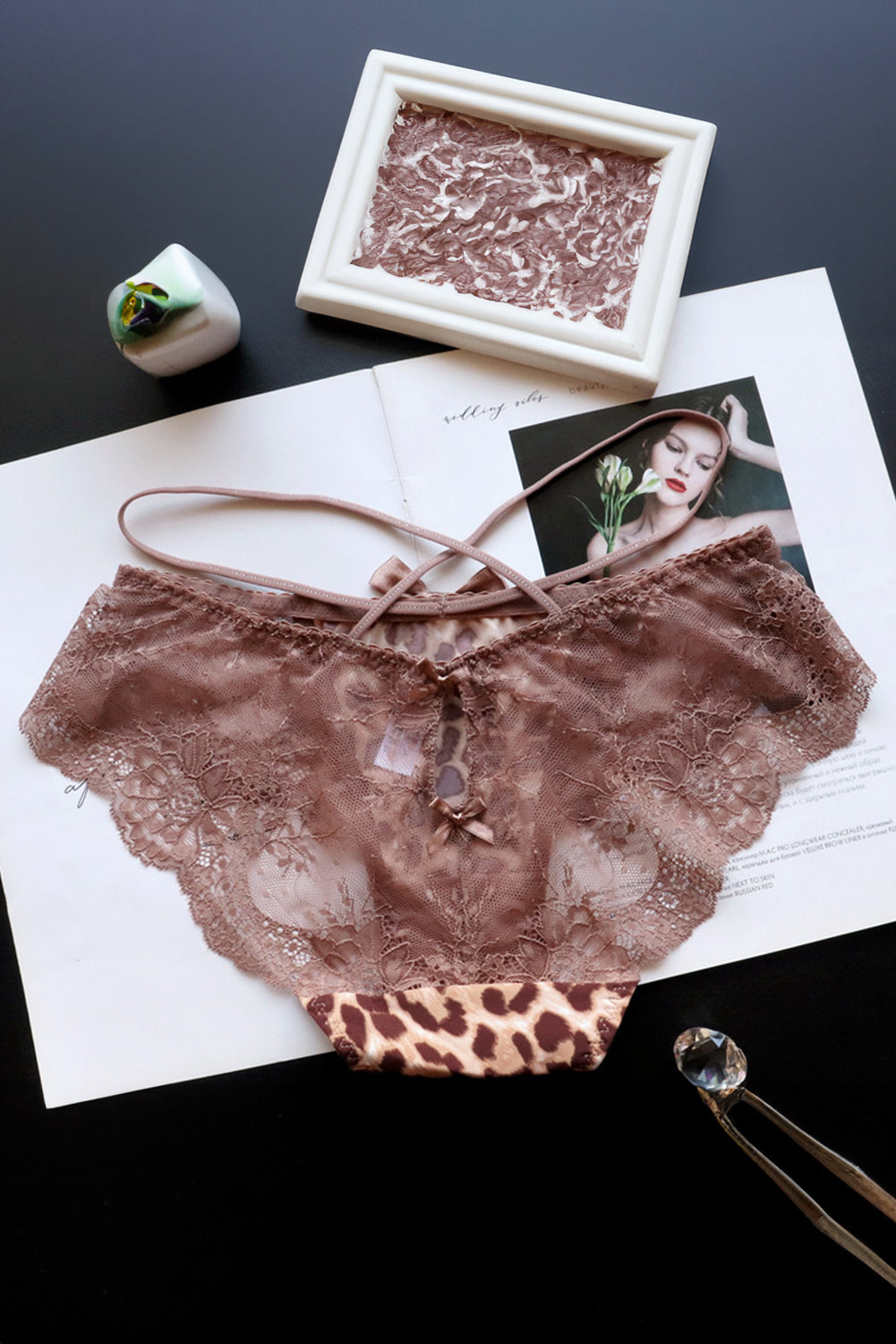 Brown Sexy Low Waist Brief - MAD RUFFI