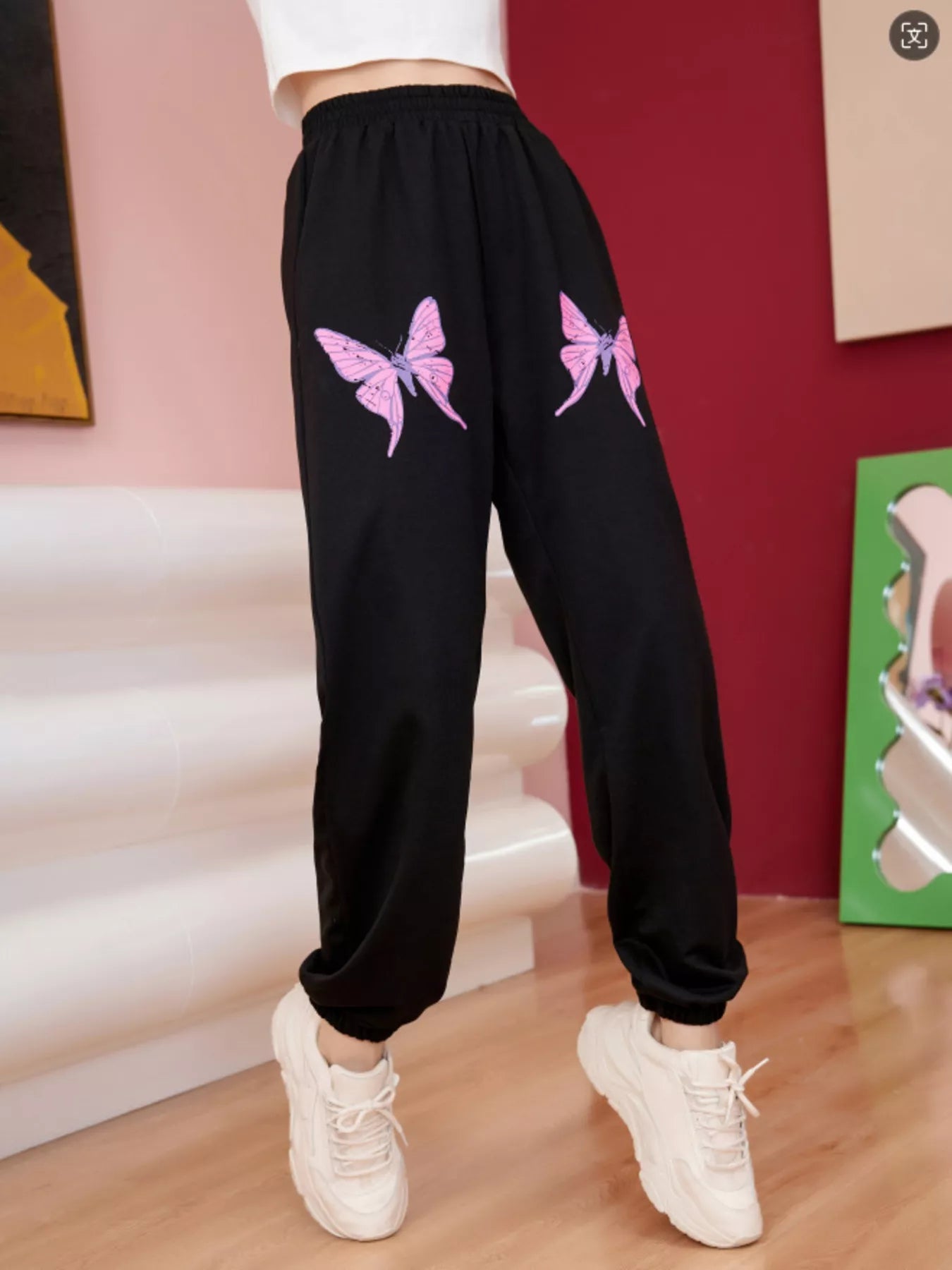 Butterfly Casual Sweatpants - MAD RUFFI