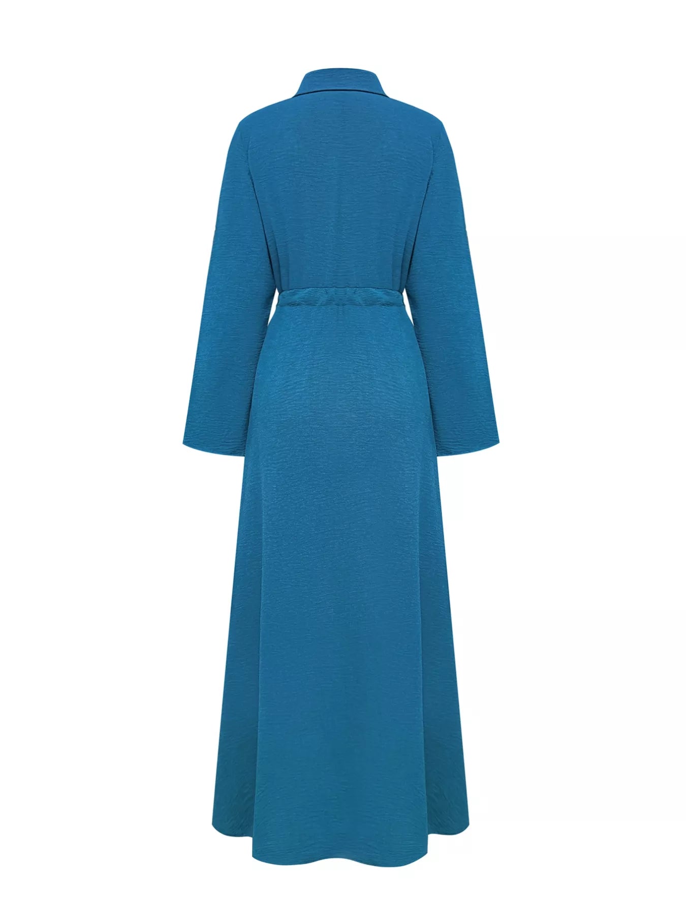 Button - Down Long Sleeve Dress - MAD RUFFI