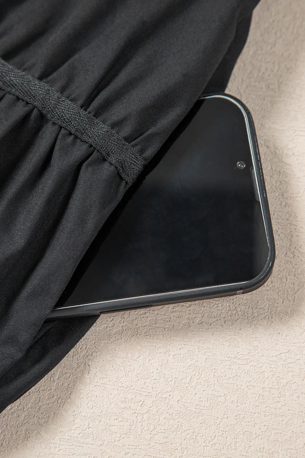 Button Down Puff Sleeve Ruffle Hem Dress - MAD RUFFI