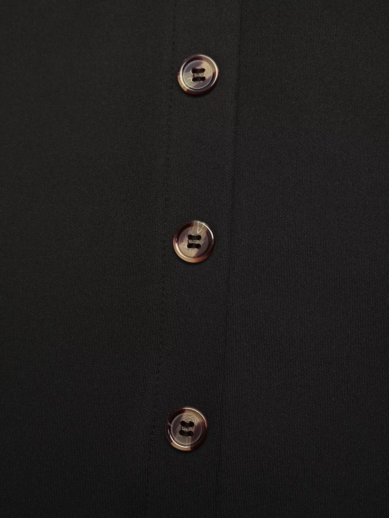 Button - Front Midi Skirt with Pockets - MAD RUFFI