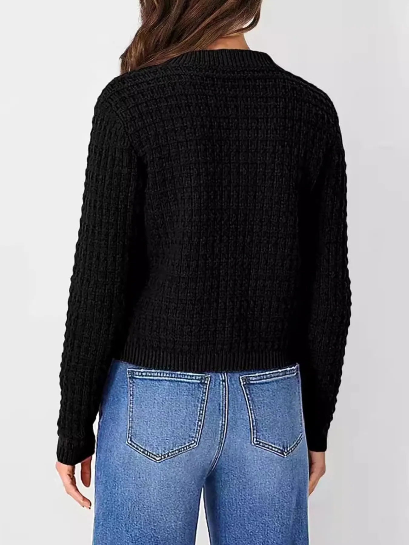 Button - Up Long Sleeve Cardigan - MAD RUFFI