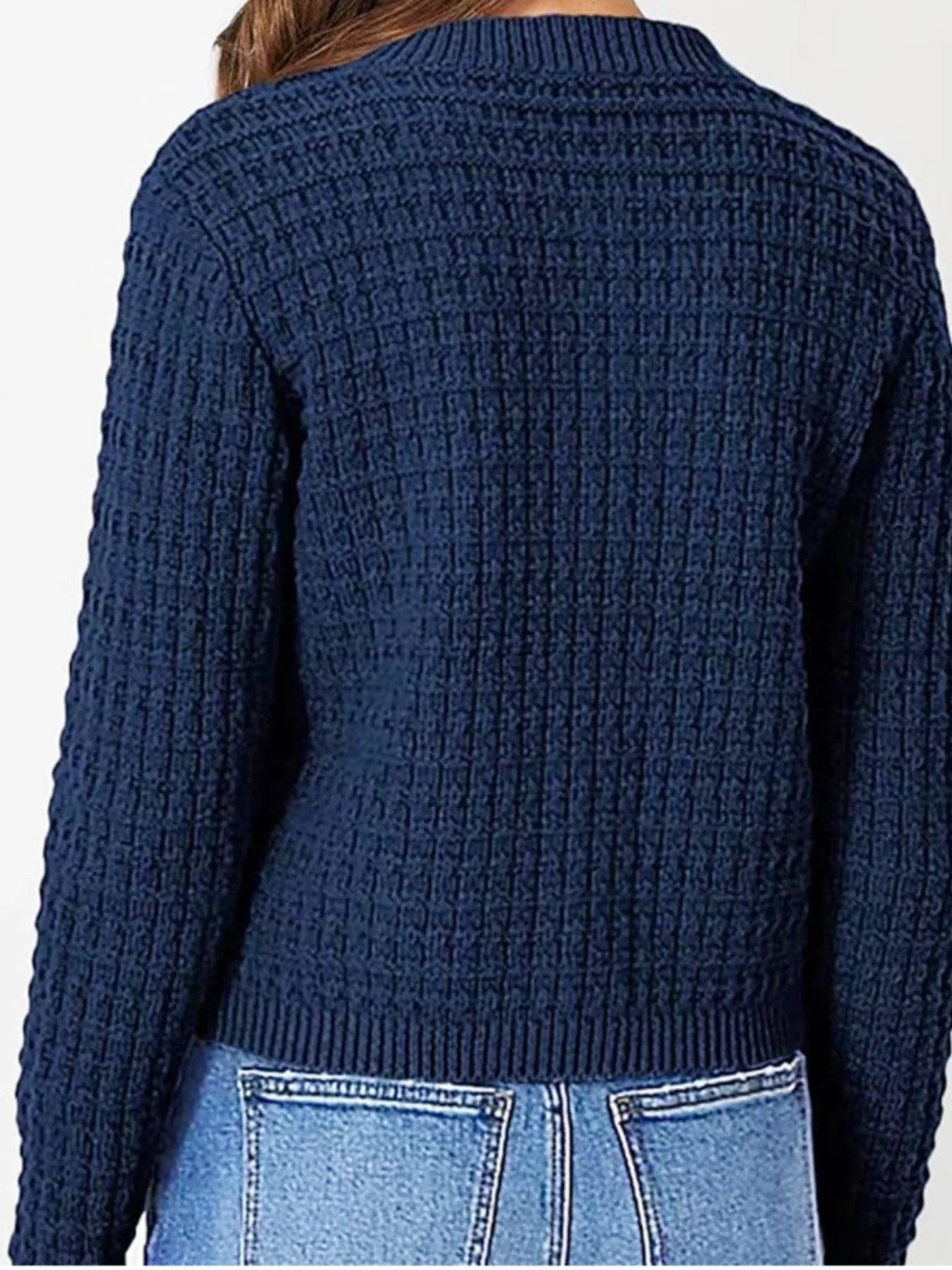 Button - Up Long Sleeve Cardigan - MAD RUFFI