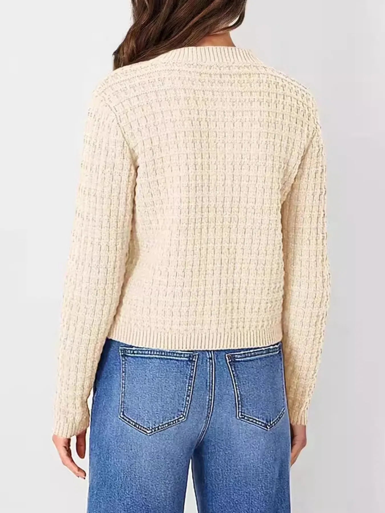 Button - Up Long Sleeve Cardigan - MAD RUFFI