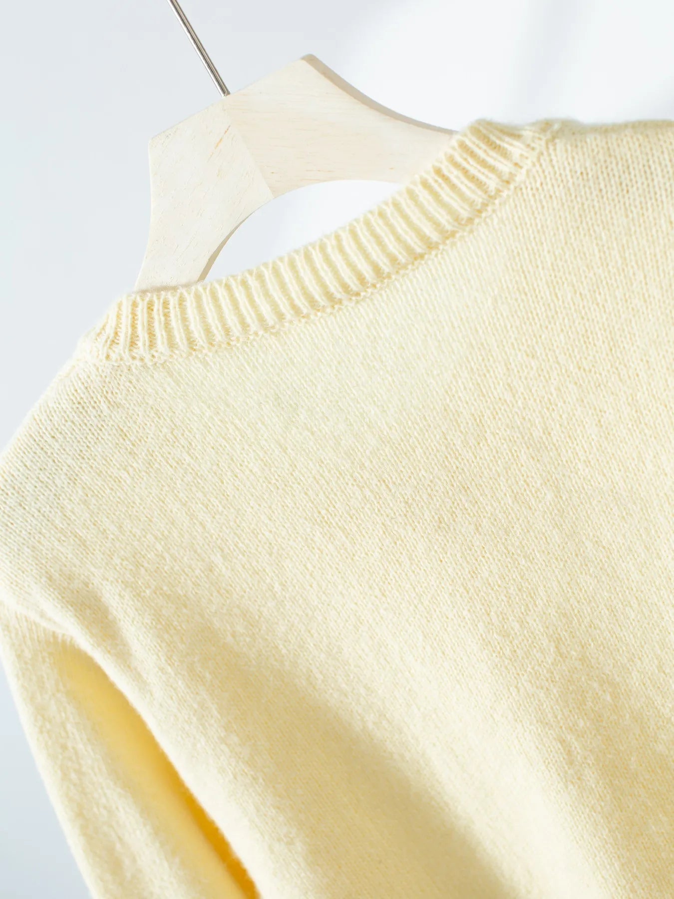 Button - Up Long Sleeve Knit Cardigan - MAD RUFFI