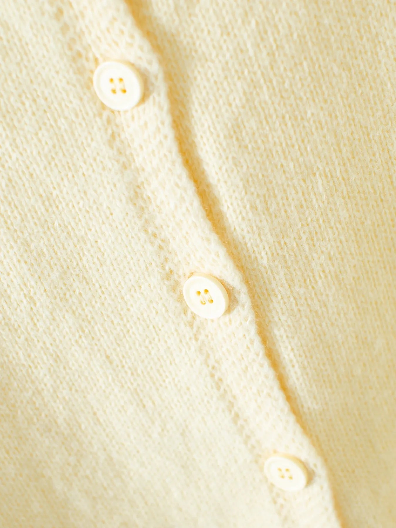 Button - Up Long Sleeve Knit Cardigan - MAD RUFFI