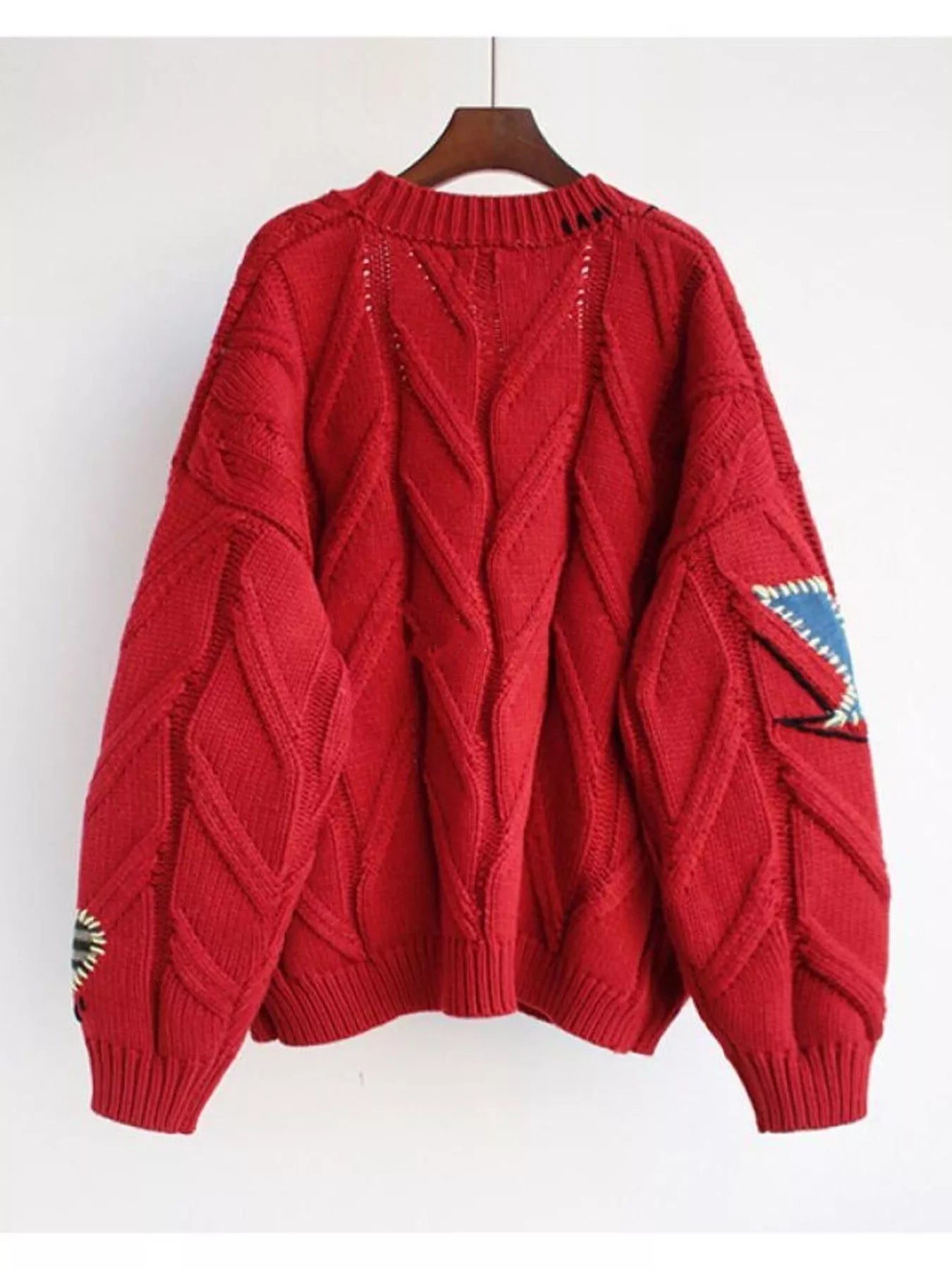 Cable Knit Button Up Cardigan - MAD RUFFI