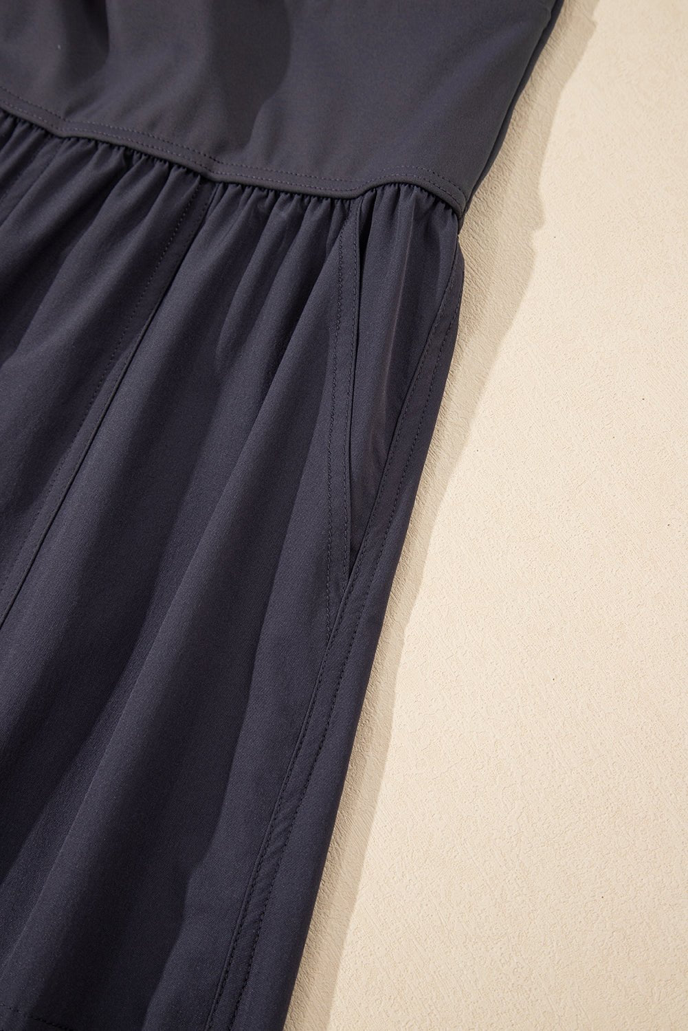 Carbon Grey Back Cross Strap Cut Out Jogger Jumpsuit - MAD RUFFI