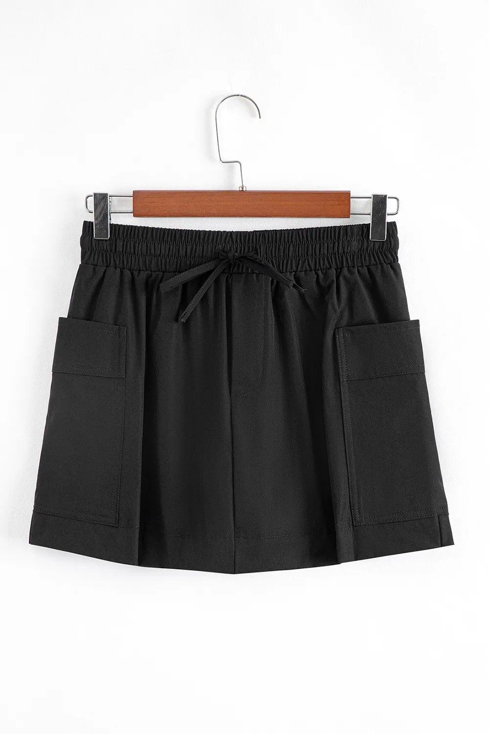 Cargo Pocket Elastic Waist Active Casual Skort - MAD RUFFI