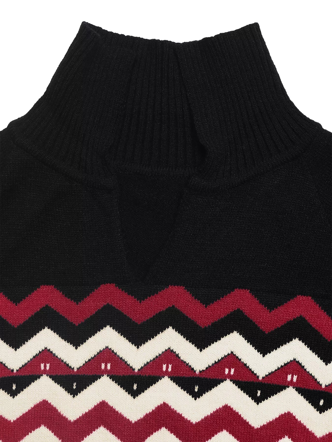 Chevron Pattern Long Sleeve Sweater - MAD RUFFI