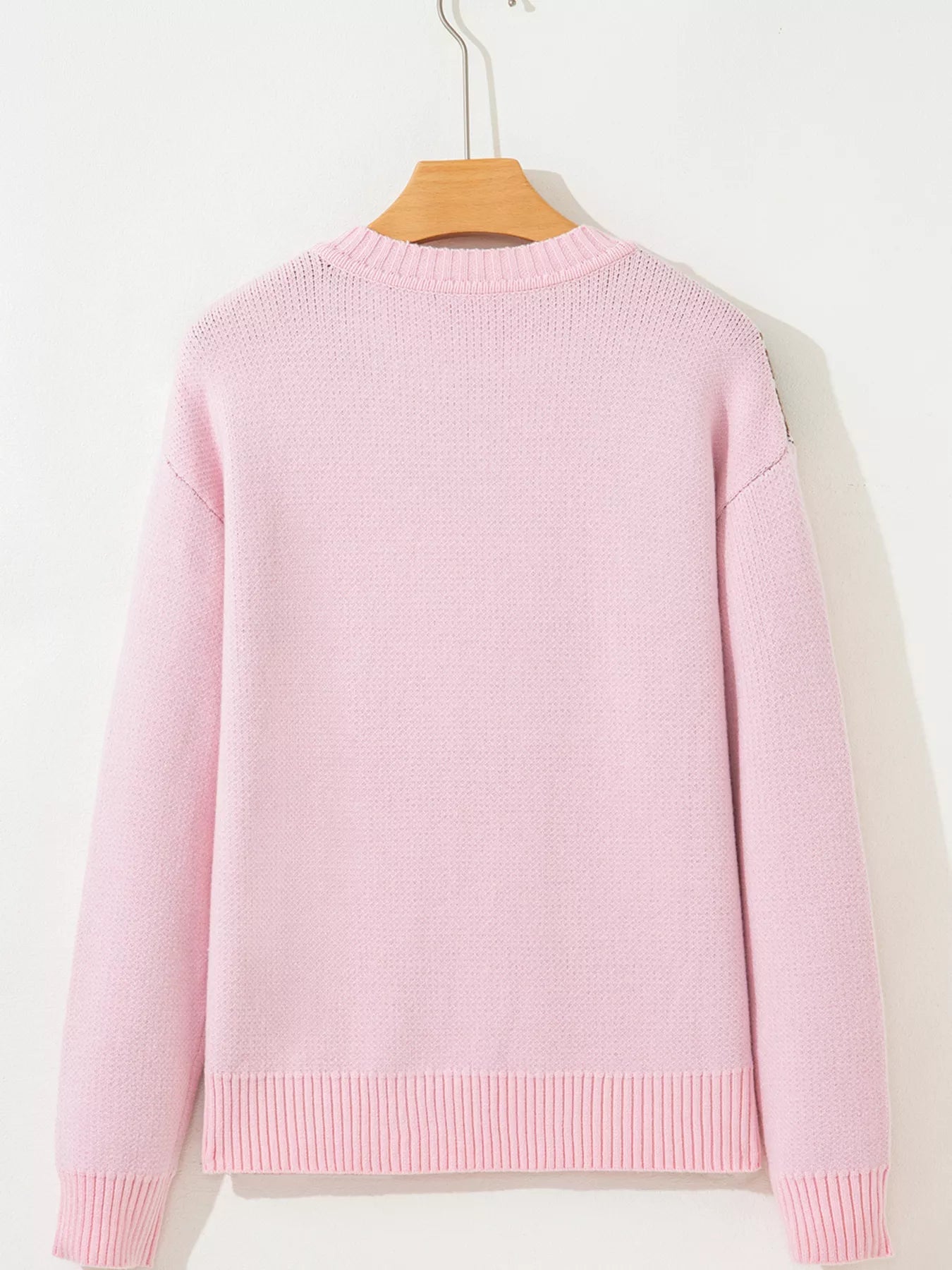 Christmas Ginger Bread Man Round Neck Casual Sweater - MAD RUFFI