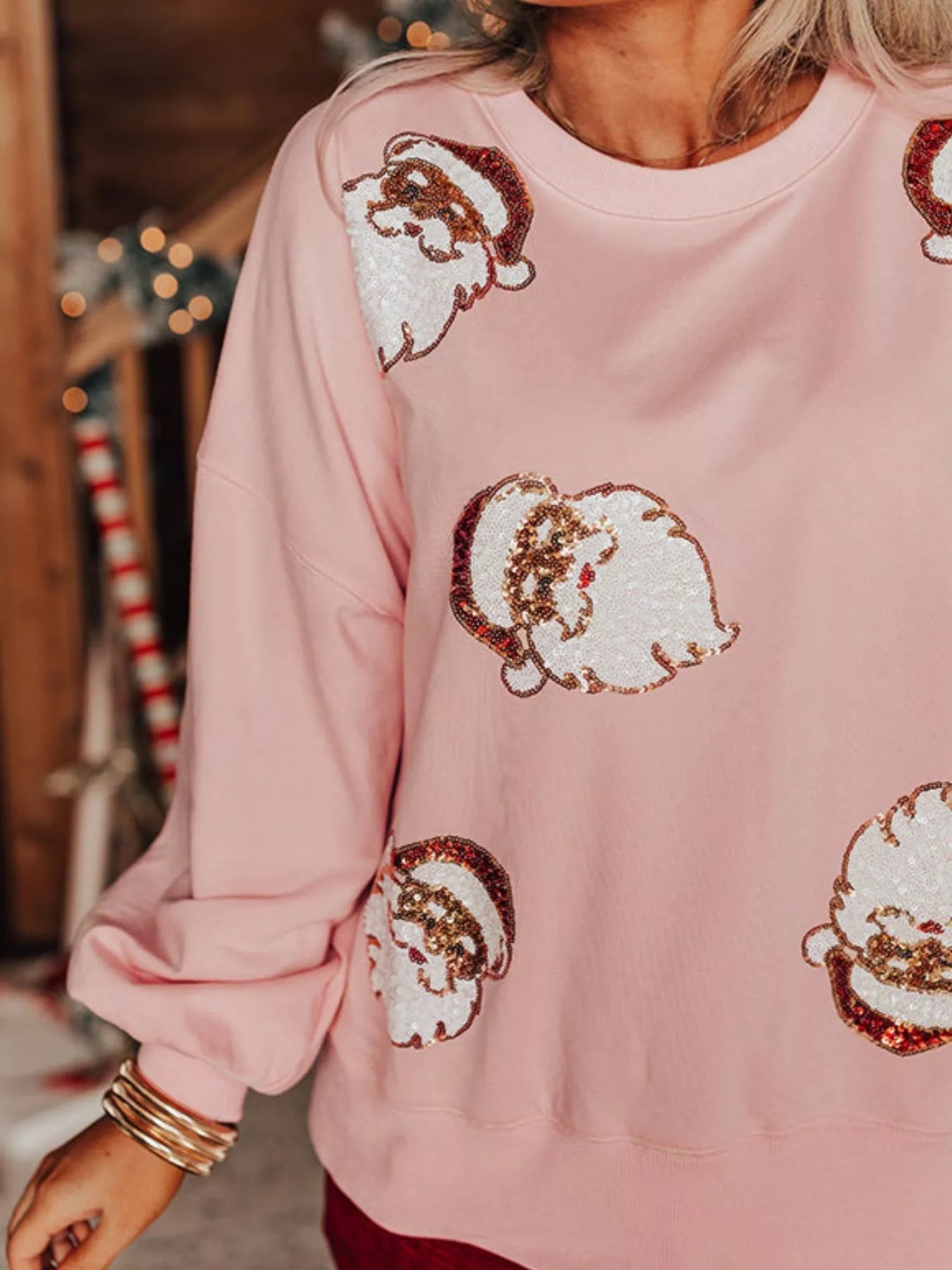 Christmas Santa Long Sleeve Sweatshirt - MAD RUFFI