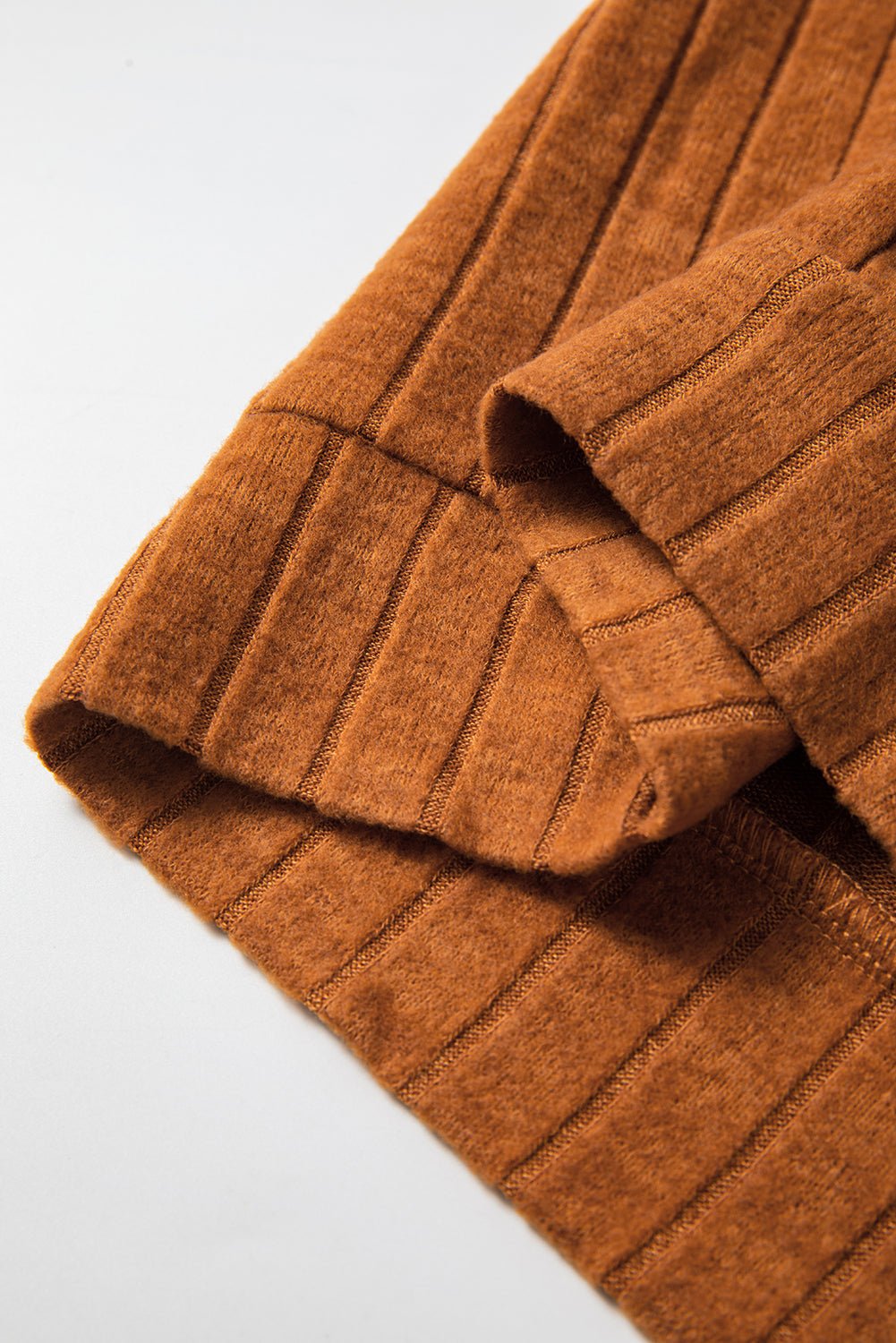 Cinnamon Floral Patchwork Raglan Sleeve Ribbed Top - MAD RUFFI