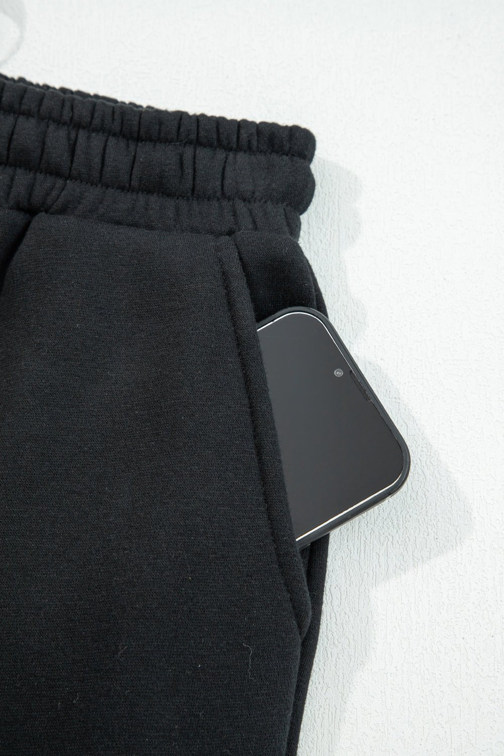 Coffee Leopard Drawstring Winter Fleece Pants - MAD RUFFI