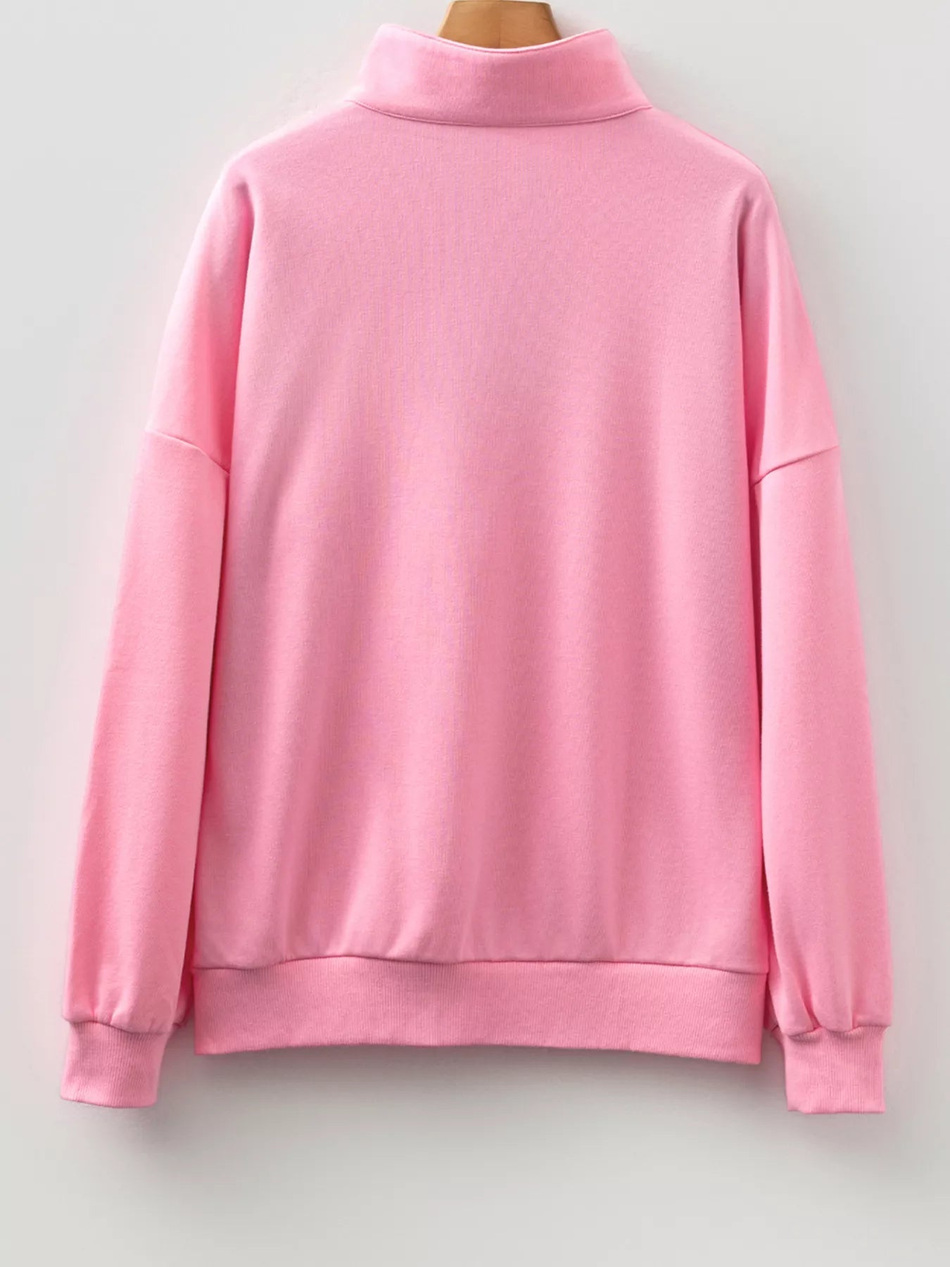 Contrast Striped Patchwork Zip Collar Sweatshirt - MAD RUFFI