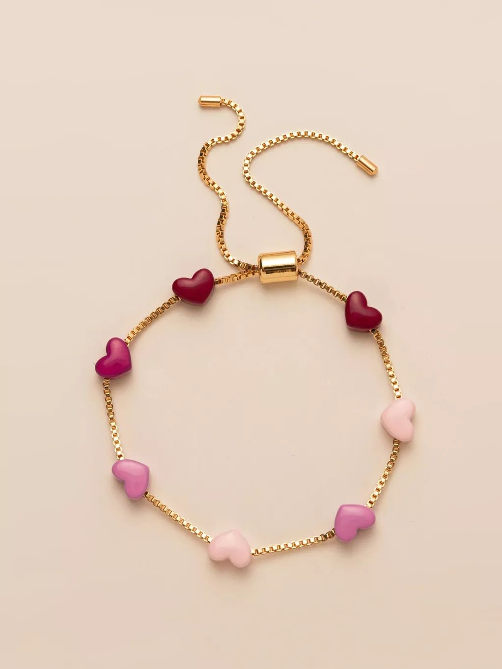 Copper Heart Adjustable Bracelet - MAD RUFFI