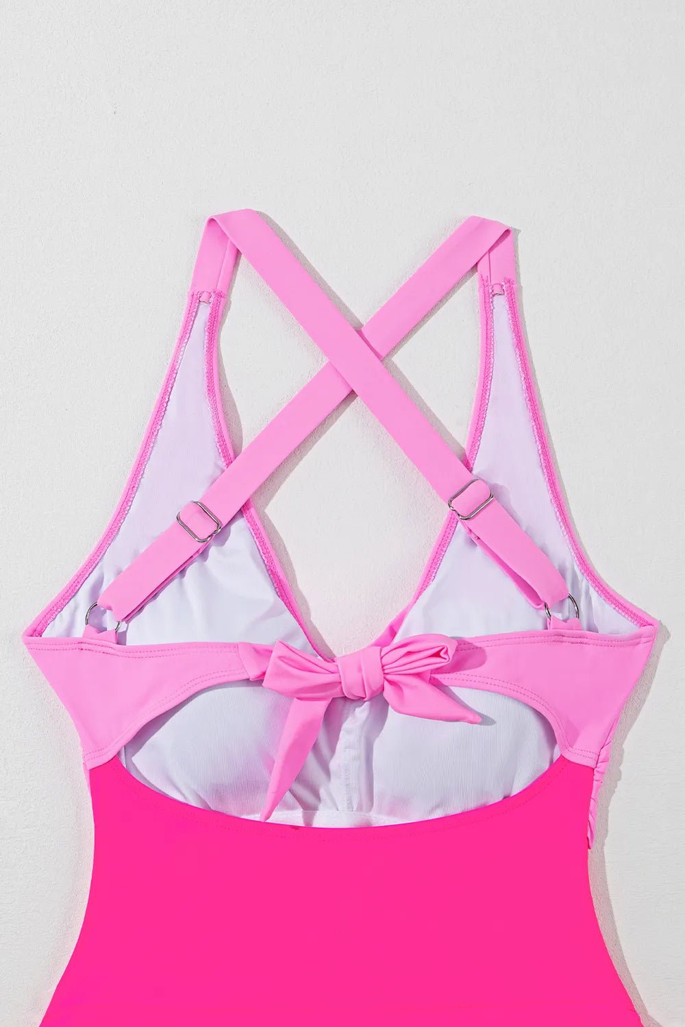 Crisscross V - Neck One - Piece Swimwear - MAD RUFFI