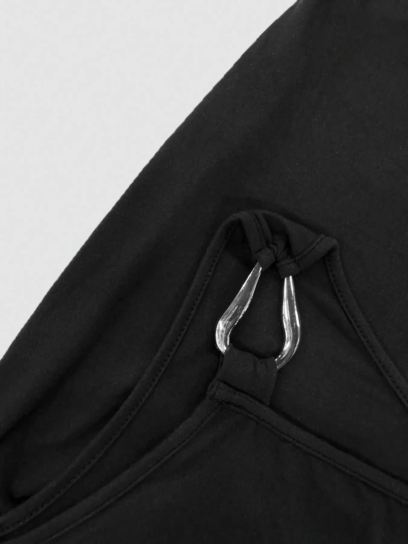 Cutout Asymmetrical Shoulder Mini Dress - MAD RUFFI